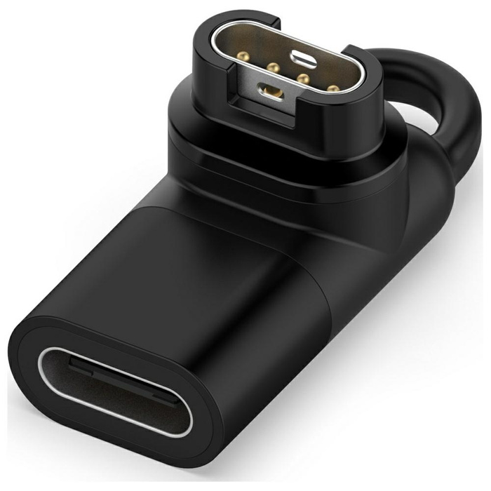 Adapter USB-C Beline do ładowania        zegarków Garmin czarny