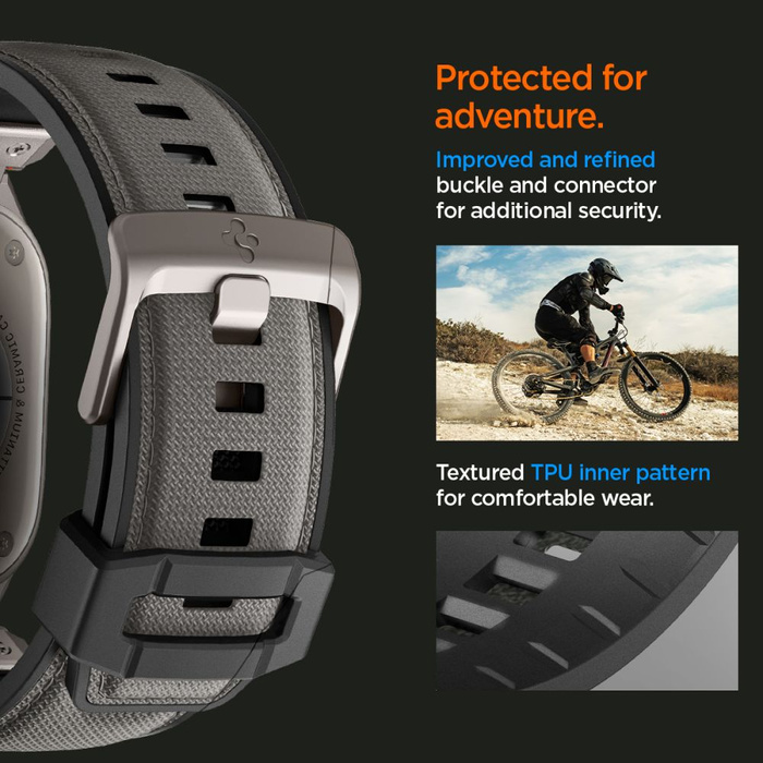 SPIGEN DURAPRO ARMOR APPLE WATCH 6 / 7 / 8 / 9 / 10 / SE / ULTRA 1 / 2 (44 / 45 / 46 / 49 MM) GRAU