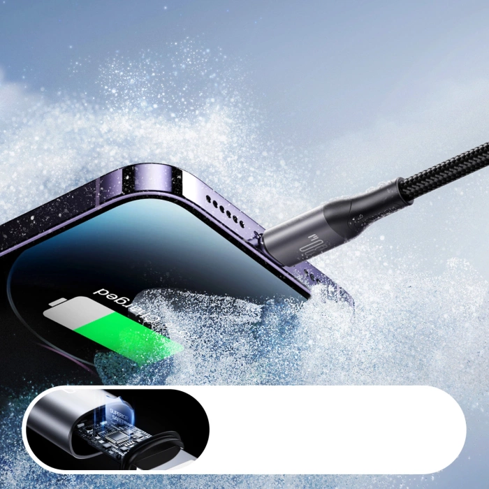 Joyroom S-A28 Flash Series 30W USB-C - Lightning Kabel 2m - schwarz