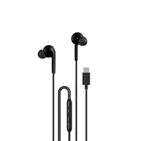 Dudao X3C+ kabelgebundener USB-C In-Ear-Kopfhörer 1,2 m – Schwarz