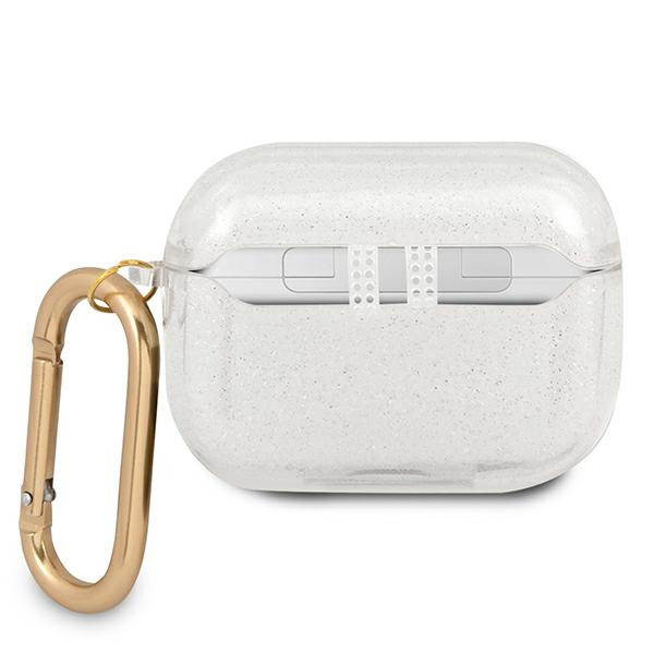 Case Guess GUAPUCG4GT AirPods Pro cover Transparent Glitter Collection
