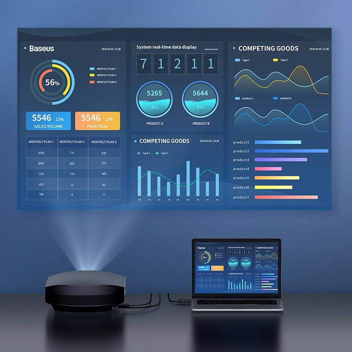 Baseus HDMI 2.0 cable 4K 30 Hz 3D HDR 18 Gbps 8 m black (CAKGQ-E01)