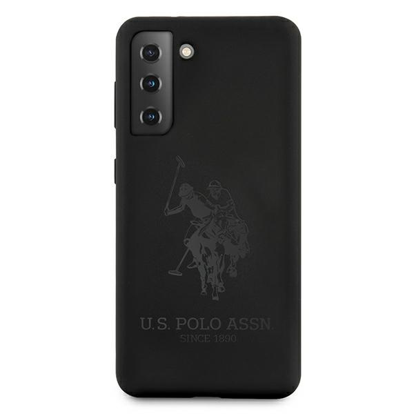 Case US Polo USHCS21MSLHRTBK S21+ G996 czarny/black Silicone On Tone