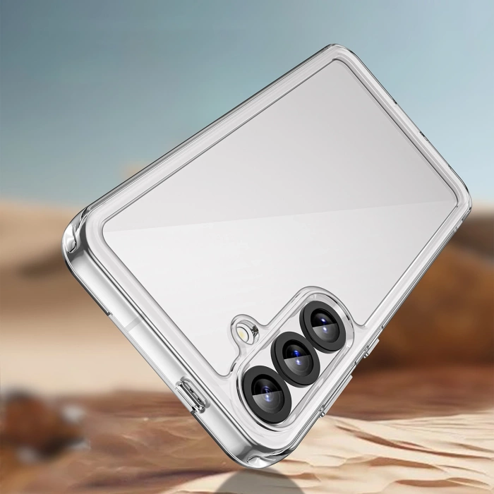 Outer Space Hülle für Samsung Galaxy A36 Cover mit flexiblem Rahmen - Transparent