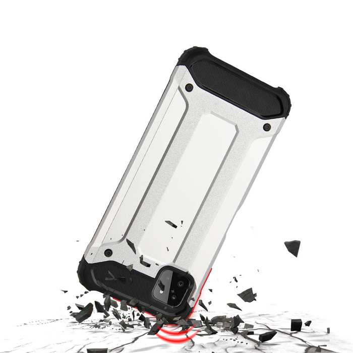 Hybrid Armor robuste TPU/PC Panzer Handyhülle Hard Case für Samsung Galaxy A22 5G schwarz