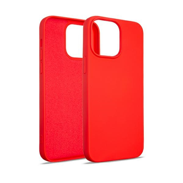 Beline Etui Silicone iPhone 15 Pro Max6,7" czerwony/red