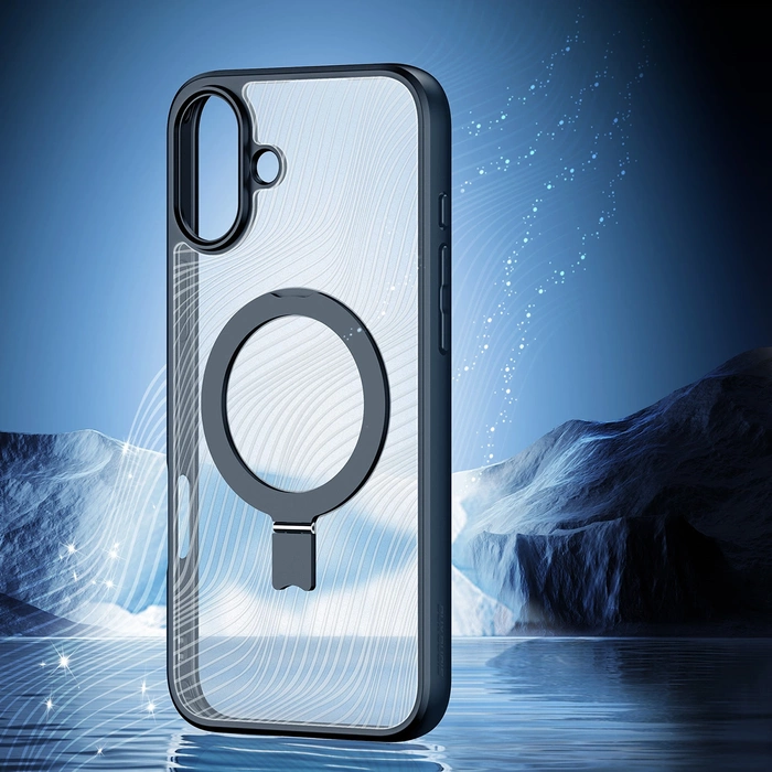 Dux Ducis Aimo Mag case with MagSafe and stand for iPhone 16 - black