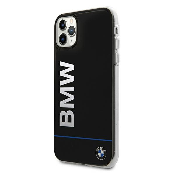 Hülle BMW Tasche Apple iPhone 11 Pro Unterschrift gedruckt Logo Schwarz Hardcase