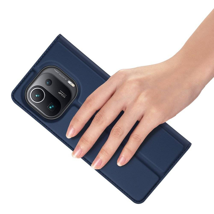 Dux Ducis Skin Pro Holster Cover Flip Cover per Xiaomi Mi 11 Pro blu