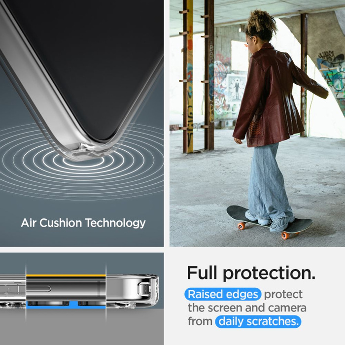 Hülle Spigen Liquid Crystal Samsung Galaxy S24+ Plus Kristall Clear Case