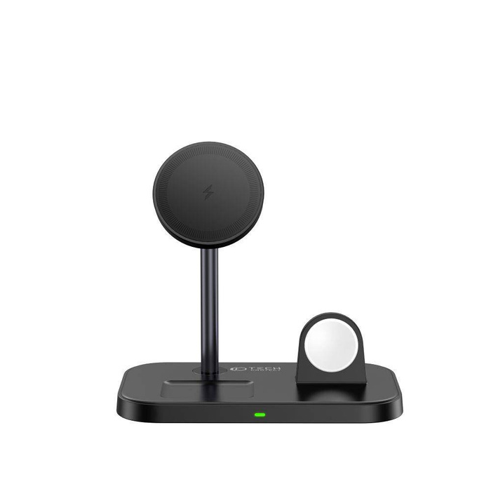 TECH-PROTECT QI15W A22 3IN1 MagNETIC MagSafe DRAHTLOSES LADEGERÄT SCHWARZ