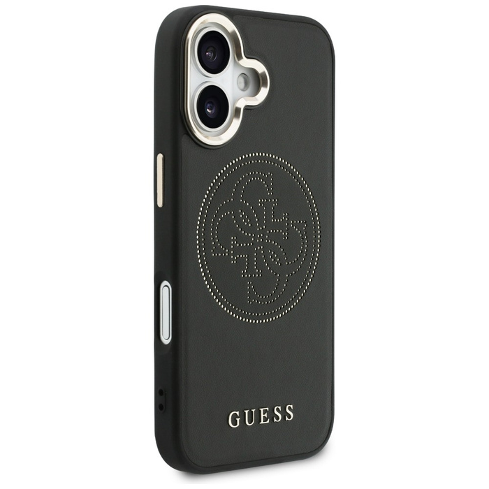 Etui Guess Perforated 4G MagSafe do      iPhone 17 czarny