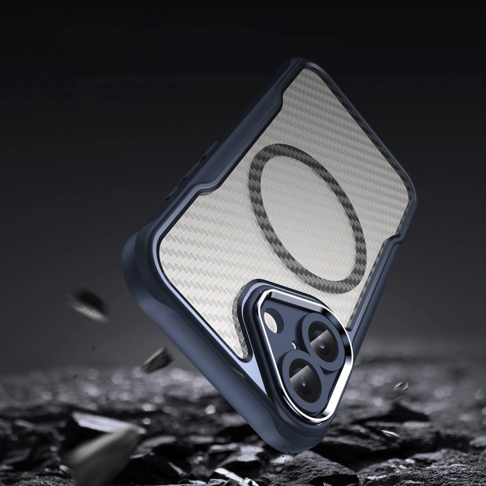 Leading Series MagSafe Silicone Case for iPhone 16 Plus - Blue