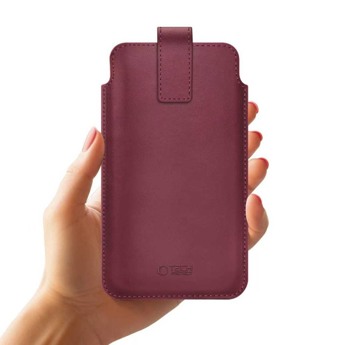 TECH-PROTECT SM65 UNIVERSAL PHONE POUCH 6.0-6.9 INCH MULBERRY