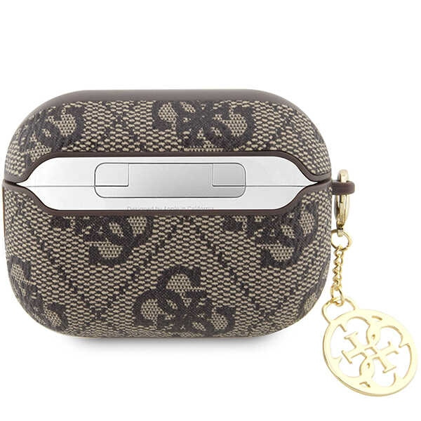 Hülle Guess GUAP2G4GSMW AirPods Pro 2 Abdeckung braun/braun 4G Charm Kollektion Case