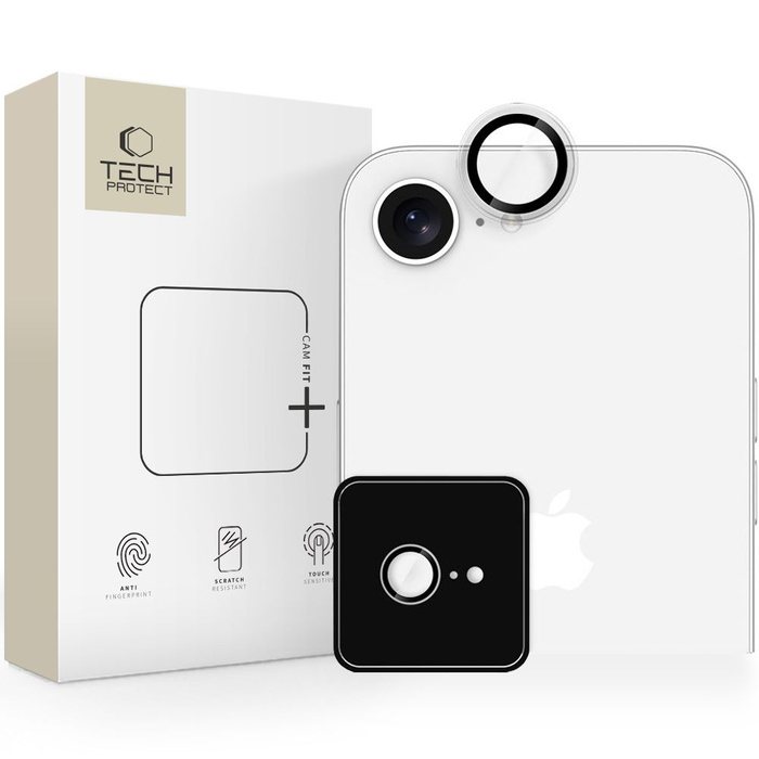 OSŁONA APARATU TECH-PROTECT CAMRING FIT+ IPHONE 16E CLEAR