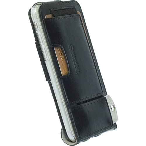 Cover KRUSELL Apple iPhone 6S 6 Ekero Flexi FlipWallet 60447 Custodia nera