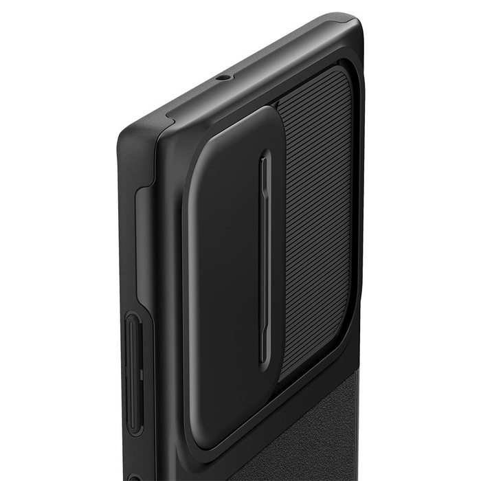 Pouzdro Spigen Samsung Galaxy S22 Ultra Optik Armor Black Case
