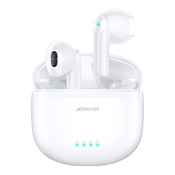 Joyroom TWS sans fil ENC étanche IPX4 Bluetooth 5.3 blanc (JR-TL11)