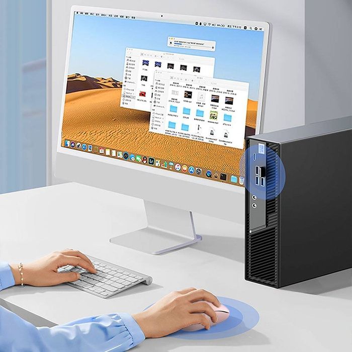 Bezdrôtová myš USB 2,4 GHz Ugreen MU105 - ružová