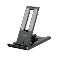 USAMS Holder desktop for mobile phone/tablet black/black ZJ070ZJ01 (US-ZJ070)