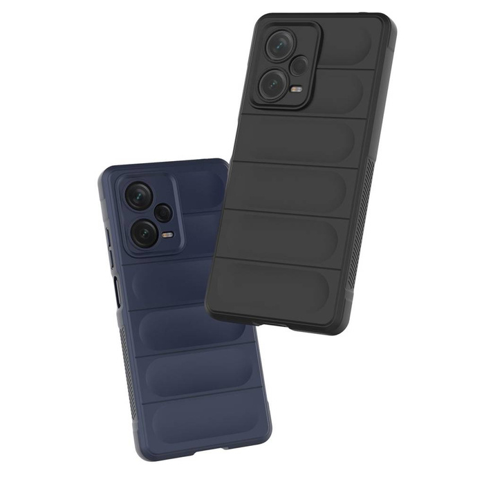 Custodia Magic Shield per Xiaomi Redmi Note 12 Pro+ cover blindata flessibile nera