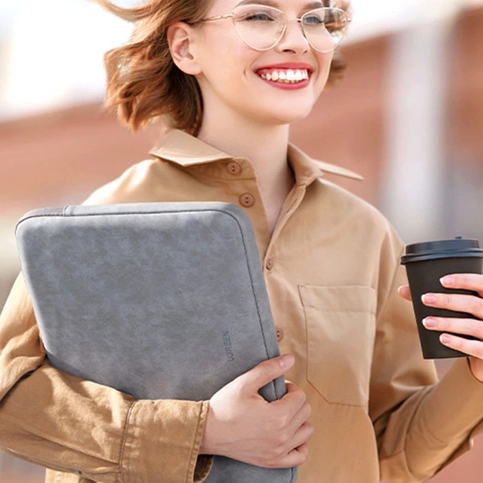 Ugreen LP187-Tasche für einen 14-14,9-Zoll-Laptop – Grau