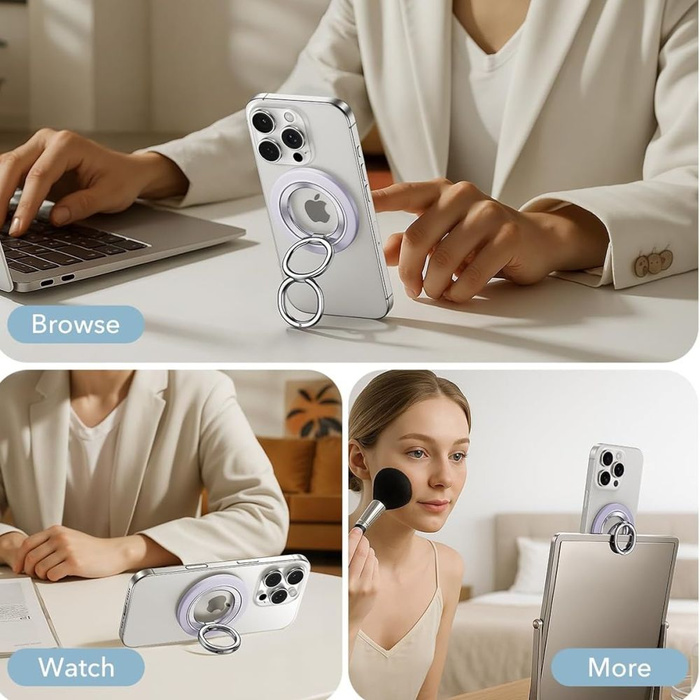 ESR MagNETIC 360 HALOLOCK MagSafe TELEFONRING LAVENDEL