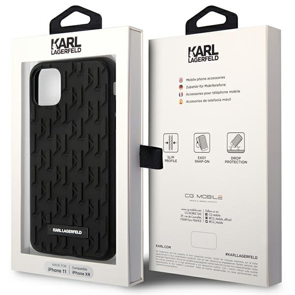 Karl Lagerfeld KLHCN61RUPKLPK iPhone 11 / Xr 6.1" hardcase black/black 3D Monogram