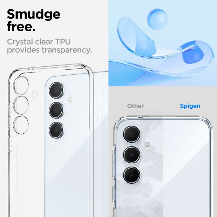 Case Spigen Liquid Crystal Samsung Galaxy A55 5g Crystal Clear Case