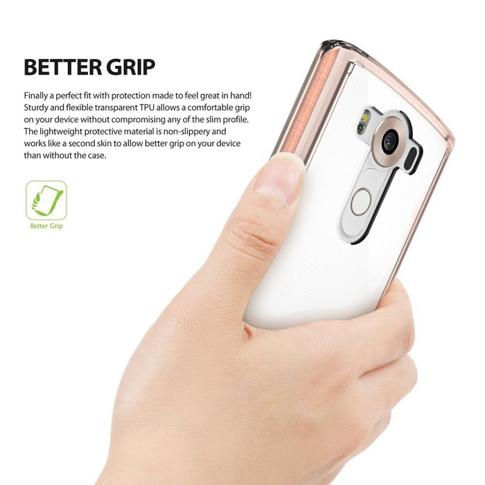 Coque RINGKE Fusion LG V10 Vue de cristal