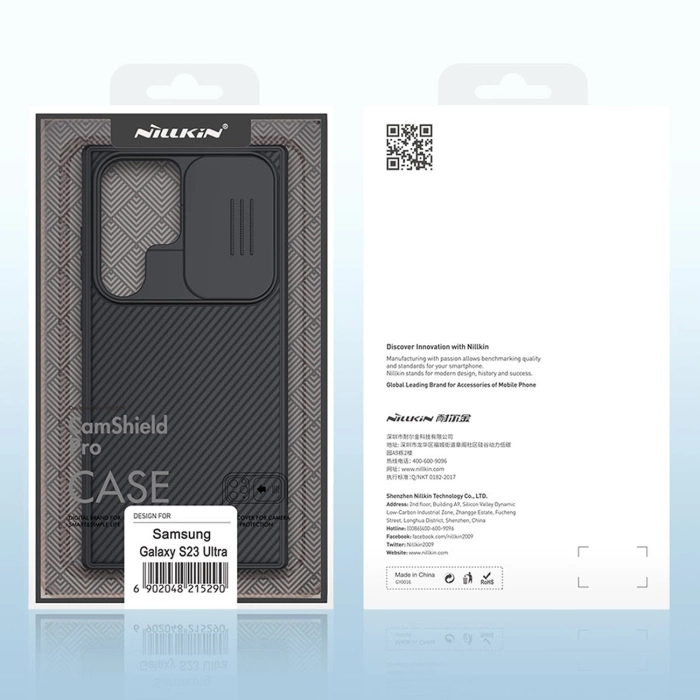 Nillkin CamShield Pro case for Samsung S23 Ultra (black)