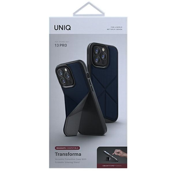 UNIQ pouzdro Transforma iPhone 13 Pro / 13 6,1" modrá/elektrická modrá MagSafe