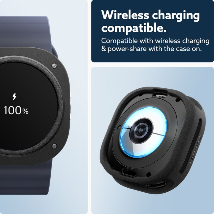 Caseology Galaxy Watch MATTE COFFRE-FORT SAMSUNG ULTRA (47 MM) NOIR