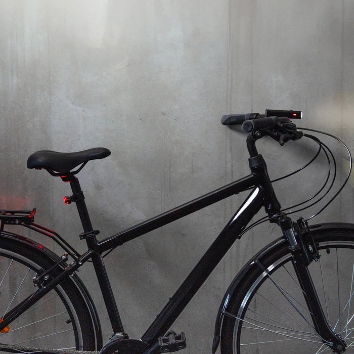 Set di luci per bicicletta USB-C anteriore e posteriore Wozinsky WSBLB1 - nero