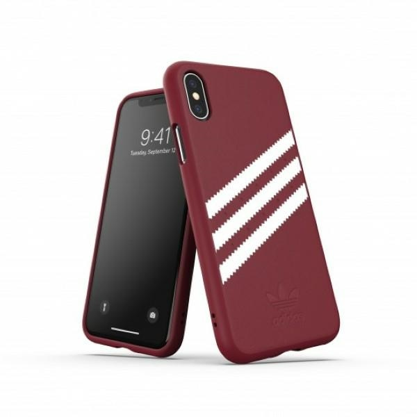 Adidas OR Moulded PU Suede iPhone X/XS burgundy/collegiate burgundy 33282