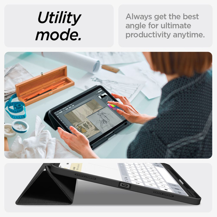Spigen IPad URBAN FIT AIR 13 2024 BLACK