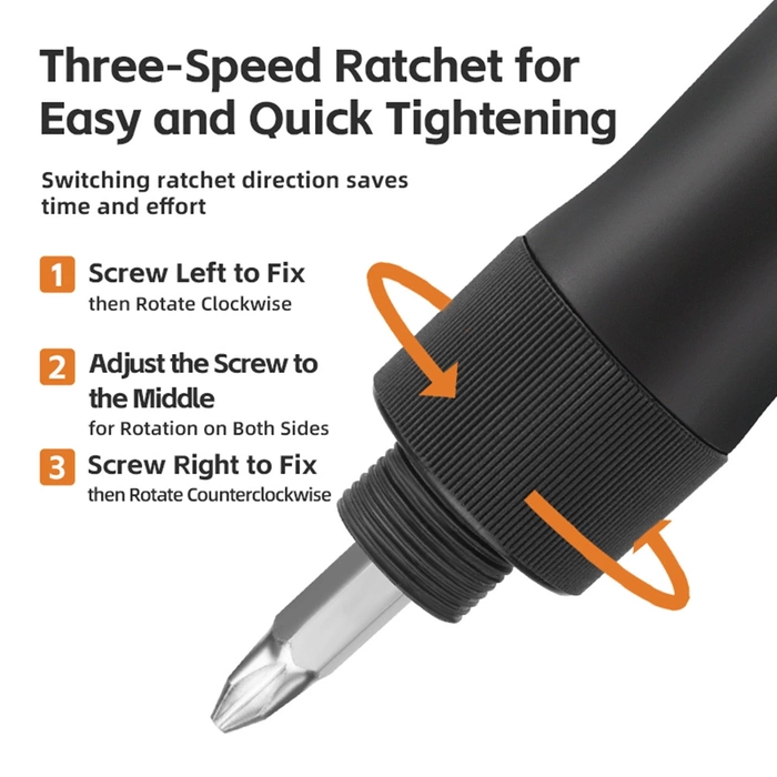 Pompa a mano per bicicletta Rockbros 42320010001 + cacciavite - nera