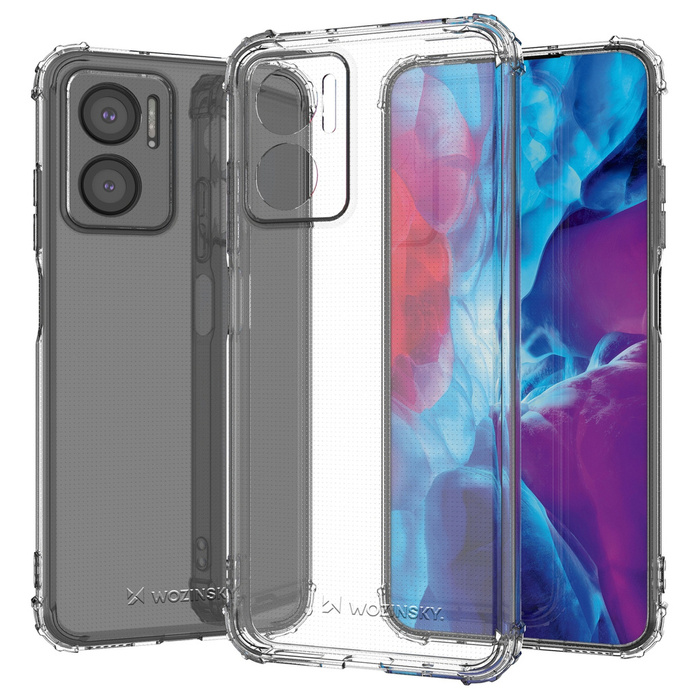 Wozinsky Custodia corazzata antiurto per Xiaomi Redmi 10 trasparente
