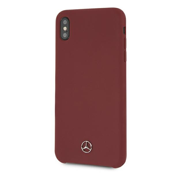 MERCEDES Case Apple iPhone Xs Max Silicone Line Red Hardcase