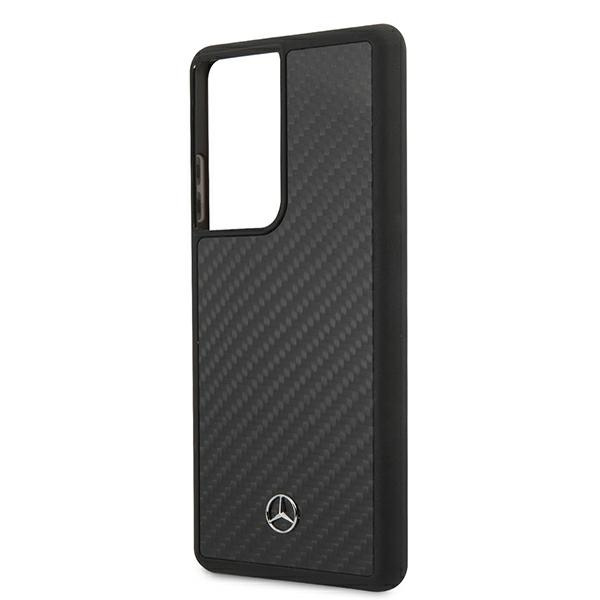 Puzdro MERCEDES Samsung Galaxy S21 Ultra G998 Dynamic Line MEHCS21LRCABK Black Hardcase