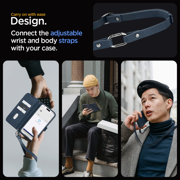 Funda Spigen Cartera 's' Pro IPhone 15 Pro Navy