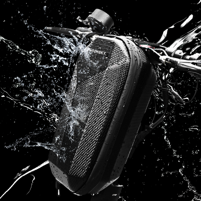 Wozinsky Bolsa impermeable para manillar de scooter 4L Negro (WSB2BK)