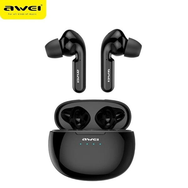 Sluchátka Dokovací stanice AWEI Bluetooth 5.0 T15 TWS černá