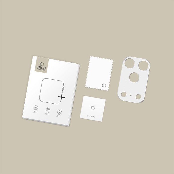 OSŁONA APARATU TECH-PROTECT CAMALLOY FIT+ IPHONE 17 PRO MAX SILVER