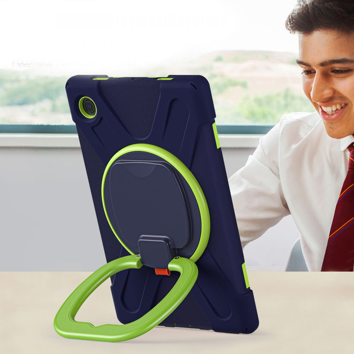 TECH-PROTECT X-Armor GALAXY TAB A8 10.5 X200 / X205 NAVY/LIME