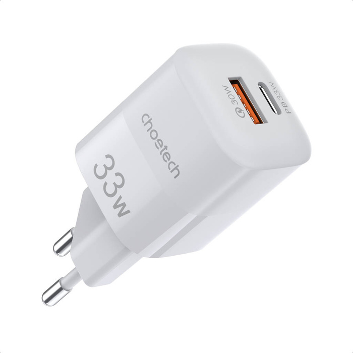 Choetech Schnelles USB-Ladegerät USB Typ C PD QC 33W weiß (PD5006)