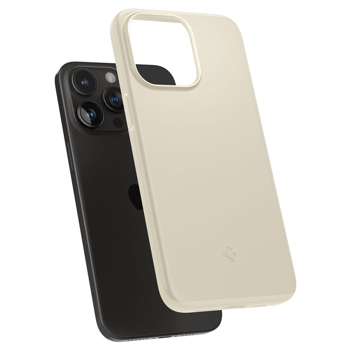 Hülle Spigen Thin Fit iPhone 15 Pro Dämpfer Beige