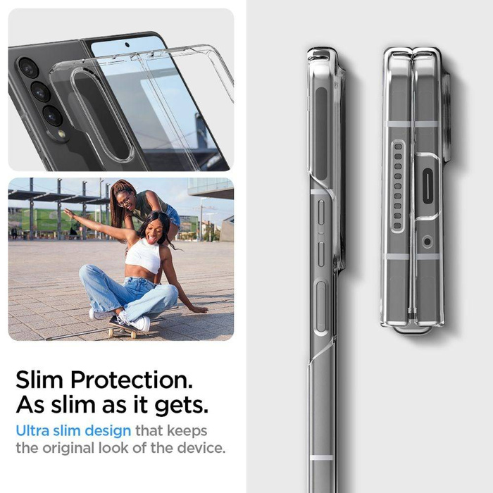 Funda Spigen AIRSKIN GALAXY Z FOLD 4 CRYSTAL CLEAR