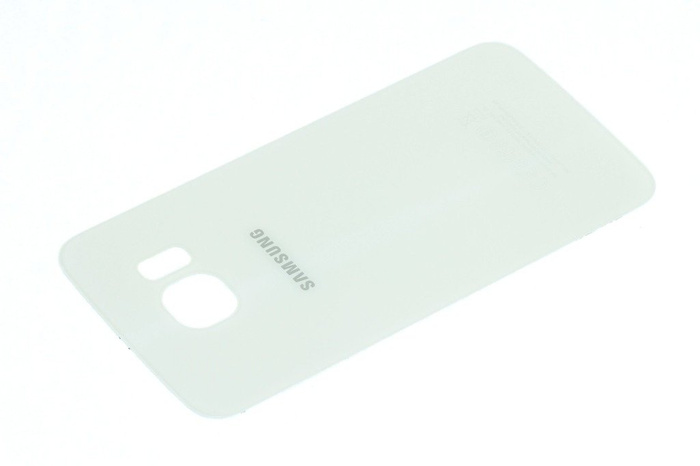 SAMSUNG Galaxy S6 Edge Batería Puerta Original Grado A Blanco Perla